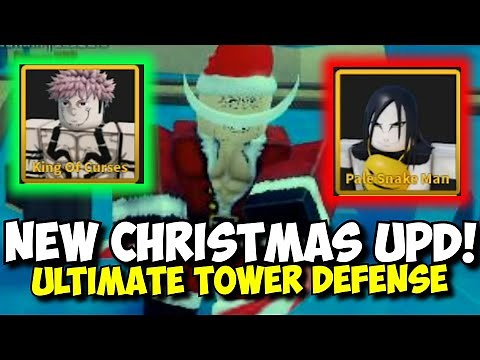 New CHRISTMAS UPDATE & New SUKUNA UNIT! Ultimate Tower Defense