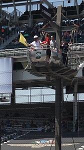14K views · 191 reactions | May in Indiana means racing and basketball 欄 Indiana Fever players Aliyah Boston and MakaylaT impson waved the green flag with head coach Stephanie White before today's practice! Gainbridge | #Indy500 | Indianapolis Motor Speedway | Facebook