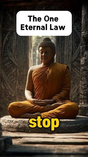 Buddha's ONE Eternal Law | Gautam Buddha Wisdom #buddha #gautambuddha