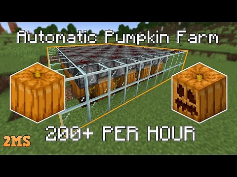 Minecraft Automatic Pumpkin Farm 1.19