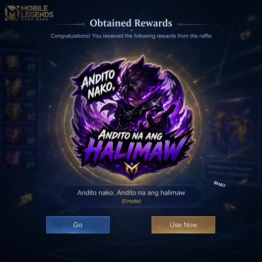 Andito Na ang Halimaw MLBB Emote Request