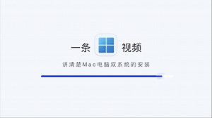 一条视频为你讲清楚Mac电脑双系统的安装Win10/Win11 都可挑选！可远程安装 也可自己安装 看完这个视频 你也能简单操作