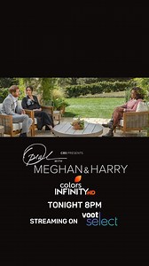 12 reactions | A candid interview where no subject is off limits, proves to be a twist in the royal tale. Stream CBS presents Oprah with Meghan and Harry exclusively on #VootSelect's Colors Infinity channel tonight at 8 p.m. #PrinceHarry #MeghanMarkle #OprahWinfrey | Voot Select | Facebook