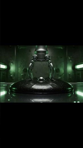 Alien Slime Experiment 🧪👁️ | Magnetic ASMR Sci-Fi Short in 4K #asmrshorts #relaxing #stressrelief