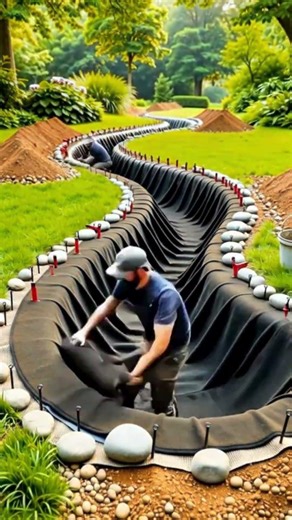 From Garden Path to Koi Pond Drone Reveal! #construction