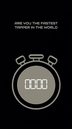 I’m the worlds fastest tapper, beat my record