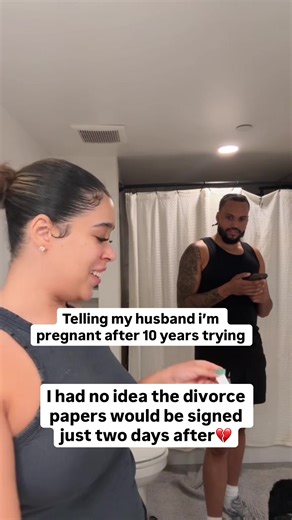 Ten years of trying ✨ Two pink lines 🤰💖 And just like that, my miracle... and my divorce papers 📄✍️ The family I prayed for is finally beginning... as my marriage ends 💔 Now I face my greatest joy and my deepest loneliness all at once 🥲🌱 But this baby? This baby is worth every twist in the story 👶❤️ We didn’t divorce because I was pregnant. We divorced because the pregnancy was the first true thing that had happened to us in years😭 We divorced because of what I found under our bed—I thin