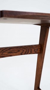 White Oak Sofa Table: Solid Wood Side Table - Etsy Australia