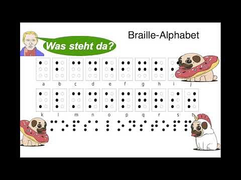 Lerne Blindenschrift in 10 Minuten mit Merkhilfen - Braille-Alphabet Punktschrift