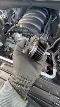 2023 Chevrolet Silverado 5.3 V8 Drive belt and ac belt replacement #silverado #silveradonation