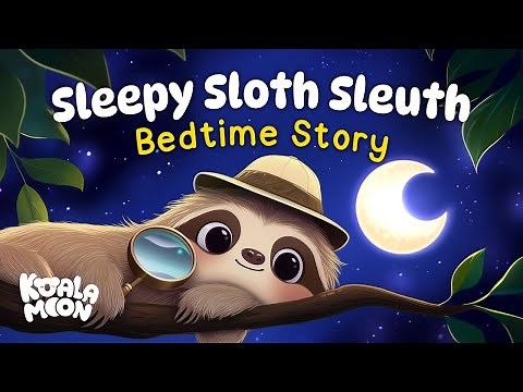 🦥 The Sleepy Sloth Sleuth 🦥 Calming Bedtime Story for Kids with Relaxing Music | Koala Moon
