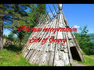 In Photos: Micmac (pre-colonial: Mi'kmaq) interpretation Site of Gespeg - A Mi'kmaw Indian Visits