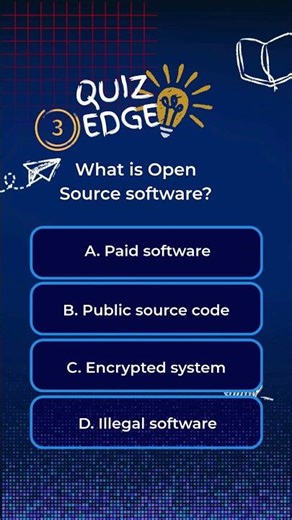 What Is Open Source Software? 🧑‍💻 | Tech Quiz