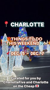 ❄️THINGS TO DO THIS WEEKEND IN CLT 🎄 Happy Thursday, Charlotte! Are you looking for activities and things to do this weekend? Check out these events and weekend plans from Charlotte on the Cheap and CharlotteFive. Let me know if there’s anything I missed! What are your plans for the weekend? 🤩 📸: Denise Casalez #charlotte #704 #thingstodoinct #charlottenc #clt #cltnc #cltevents #cltlife #charlotteliving | CharlotteFive