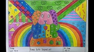 26 reactions | Grade 4/1 Art with Ms. Diane The video contains students' artwork on three art projects: Name Card Design Positive and Negative Space Romero Britto inspired art "A picture is poem without words" We hope you enjoy! | Saint Joseph Convent School English Program | Facebook