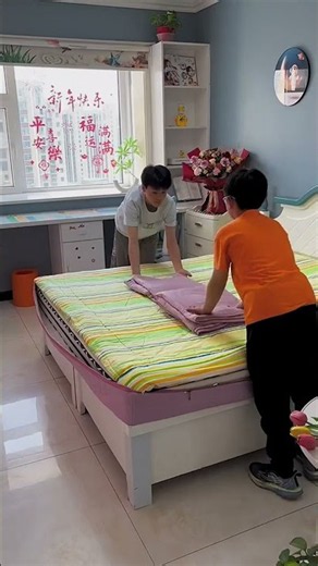 CottonFittedSheet #BedCover #MattressCover Perfect for those who don't want to make their beds every