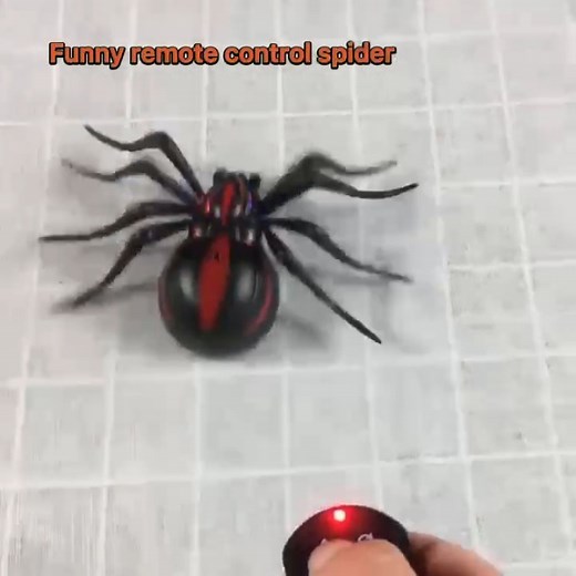Watch Remote Control Spider RC Spider Scary Prank Toys on Amazon Live