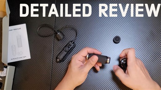 Watch Green/Red Laser Sight Green Dot Rifle Scope with 20mm on Amazon Live