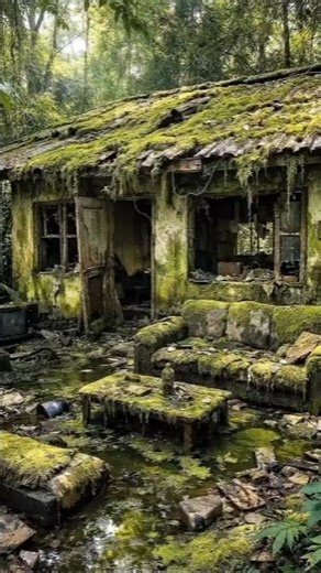 Restoring a Forgotten Forest House in the Mist #BeforeAndAfter #NatureLovers #DreamHouse