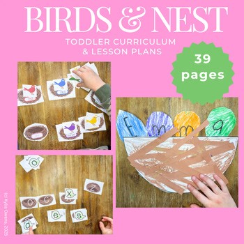 Birds Toddler Activities Curriculum & Lesson Plans For Spring, March