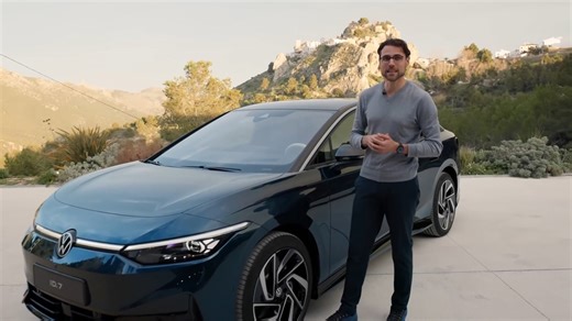 VW ID7 electric sedan for long trips