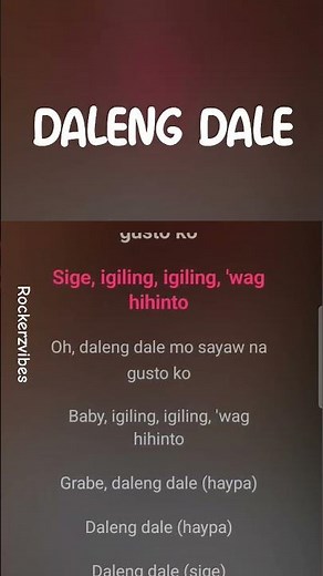 Daleng Dale (Lyrics) | Ang Mutya Ng Section E | #trending #lyrics #fyp