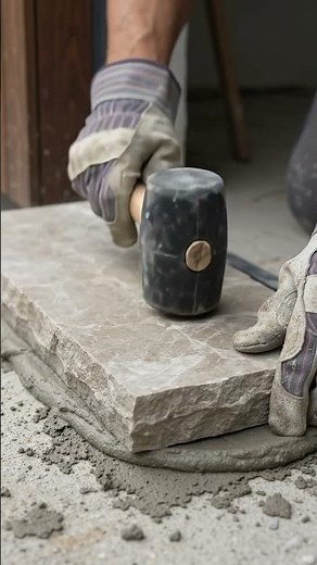 Perfect Stone Threshold Installation