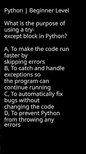 Best Way to Handle Errors in Python #PythonTutorials #CodingTips #DevelopmentResources