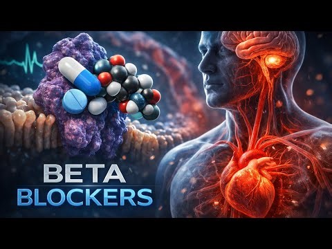 Beta blockers mechanism | Simple Concept.