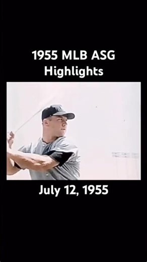 1955 MLB All-Star Game Highlights #youtubeshorts #baseball