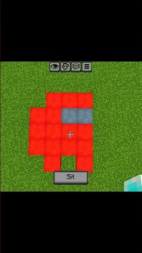 I Built an Among Us Character in Minecraft! 🚀😱