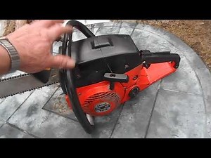 Sachs Dolmar 123 Chainsaw Test Run