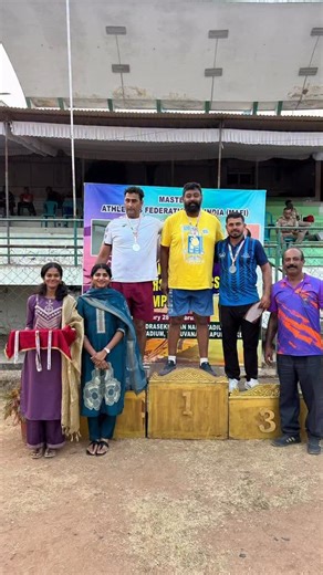Masters Athletics Federation Of India. 46th National Athletics Championship 2026-Trivandrum , Kerala Heartiest congratulations! to Shree Elite sport Academy My Big Brother Lakhwinder Singh who has won Gold medal 🥇 in Discus throw held at Trivandrum, Kerala Nationals Athletics Championship 2026-💐🥇 😊 Para Olympic coach: *Lakhwinder singh* Regards *Akshay singh* (Shreeelitesportacademy) 9665817716 #athletics #shotput #shotputanddiscus #viralvideos #viralreels | Akshay Singh