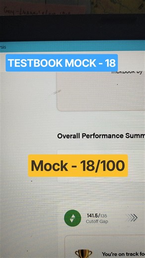TESTBOOK mock 18/100 || Mock - 18/100 || #ssc #cgl #2026 #chsl #sscexam #shorts #trending