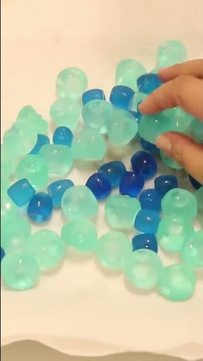 🧊 涼しげで小さなモチーフづくり🧊 #shorts