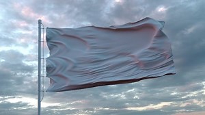 Realistic White Flag Waving Wind Against Stock Footage Video (100% Royalty-free) 1052842724 | Shutterstock