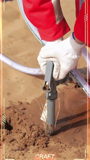 Great Desert Sand Control and Green Planting Process#craft #youtubeshorts