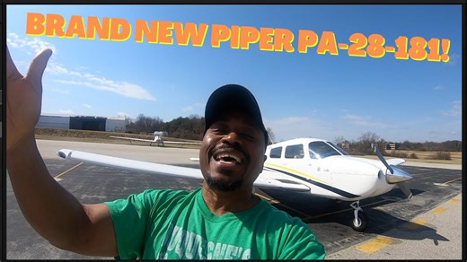 Flying a Brand-New Piper PA-28-181 with Just 19 Hours on It!