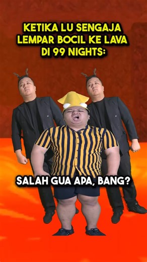 Ketika Lu Sengaja Lempar Bocil ke Lava di 99 Nights in The Forest 🤣