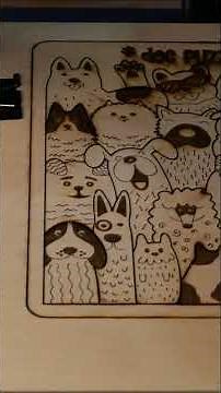 Using LaserPecker LP5 to Make Dogs Puzzle from Wood