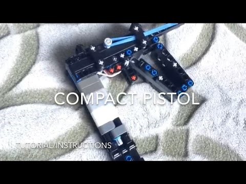 {Working Lego Gun}(Tutorial/Instructions) Compact Mag-Fed Pistol