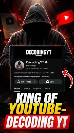DecodingYT’s Secret Strategy for Fast YouTube Growth🚀