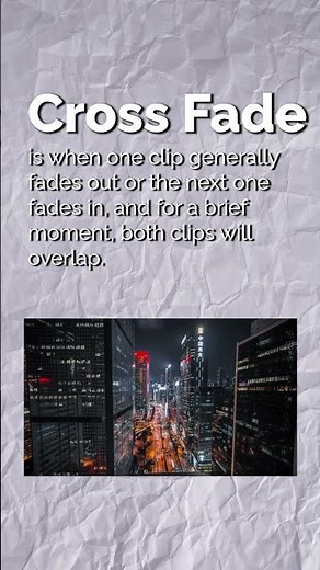 Crossfade Transition Explained And When to Use It