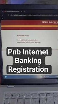 pnb internet banking online registration in detail #pnb #internetbanking