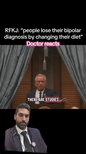 Harjas Singh, MD on Instagram: "Misinformation in medicine isn’t just annoying, it’s dangerous. Bipolar disorder is a serious mental health/psychiatric illness diagnosed over time, not something that disappears because of a diet change. While nutrition can play a supportive role in overall health, there is no credible evidence that a ketogenic diet “erases” a bipolar diagnosis or replaces evidence-based treatment. When public figures speak confidently about topics they don’t understand, people c