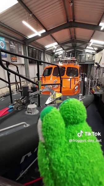 Froggy's Adventure at RNLI Lifeboat Station