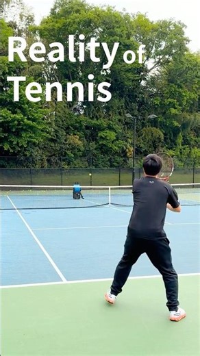Reality of Tennis #柏 #吉田記念テニス研修センター #ttc #tennislife