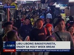 SAKSI: Libu-libong bakasyunista, enjoy sa Holy Week break