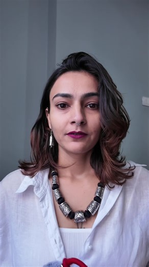 Thread necklace. Message us on instagram, facebook or whatsapp 9867215651.