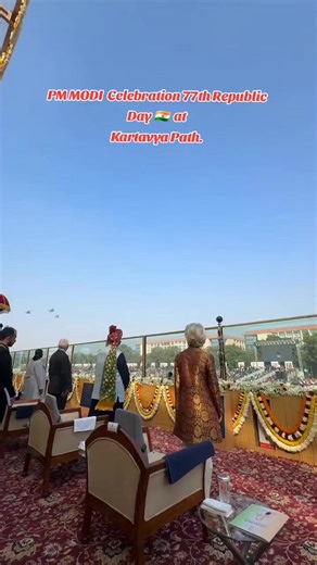 Today's PM MODI Celebration Republic Day at Kartavya Path.#india #republicday #26january #pmmodi #foryou